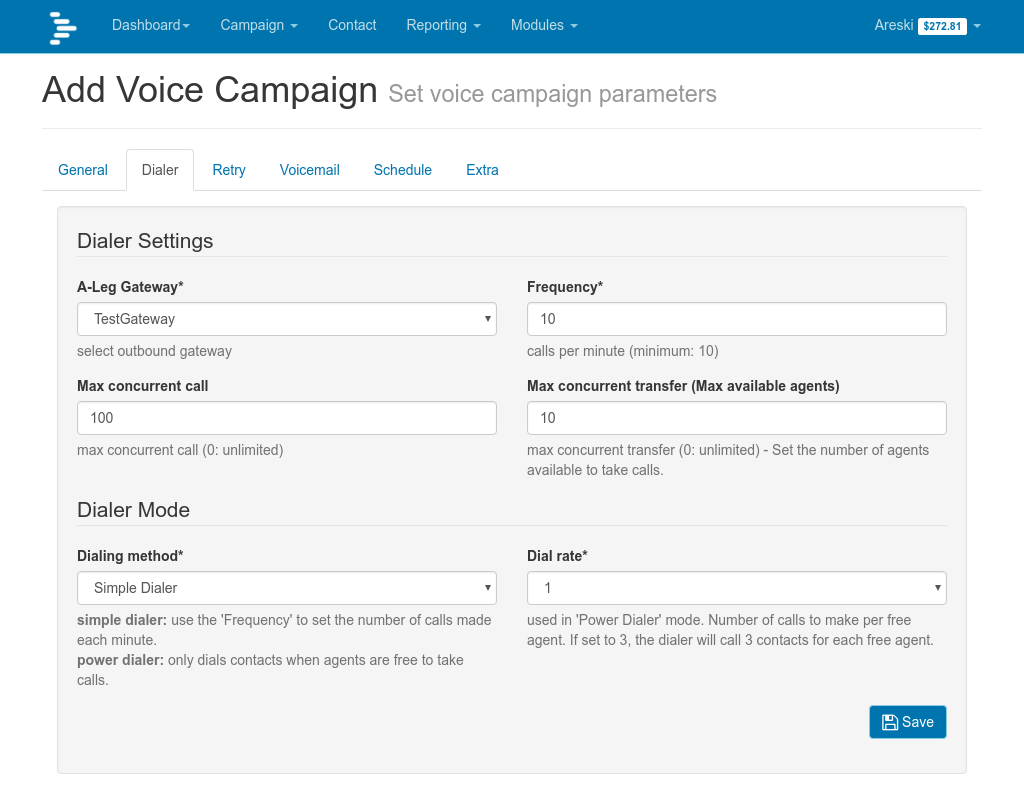Autodialer for Call-Center made easy