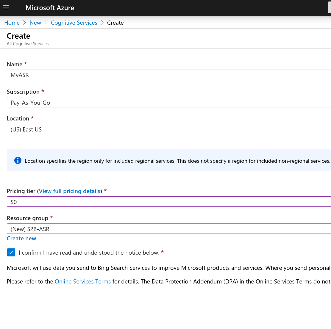 azure speech to text price