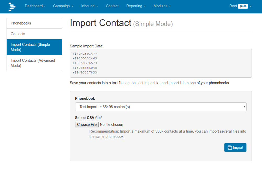 DialerAI Simple Import